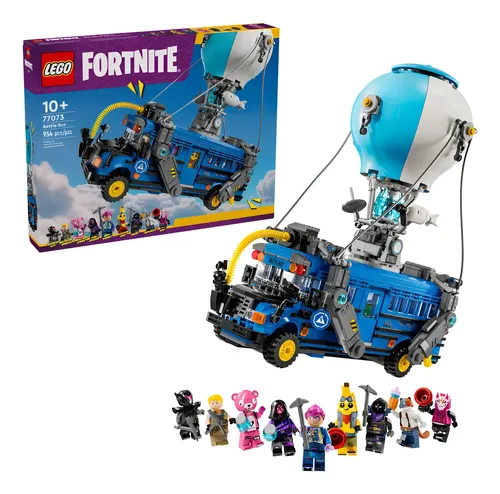 Lego Fortnite Battle Bus 77073 - Versão do personagem Brilliant Bomber de 954 Pz