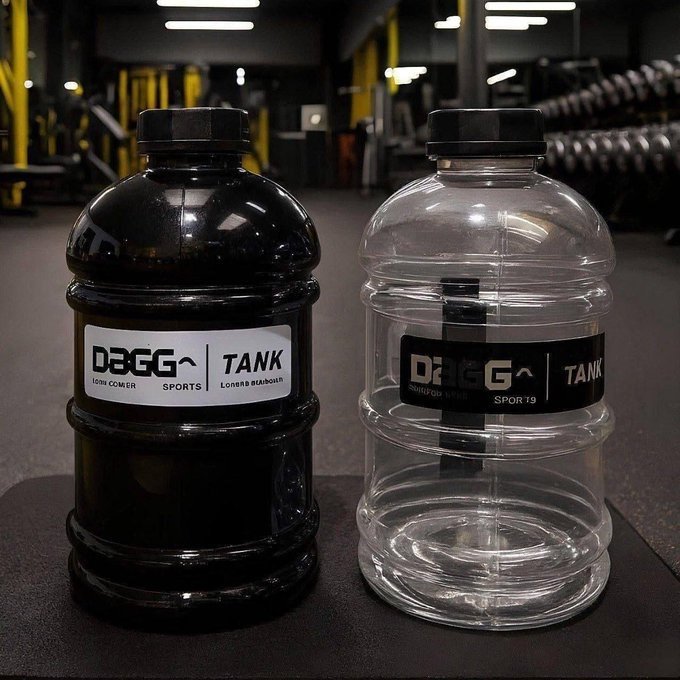 Kit com 2 Garrafas Galão de Água Dagg Tank 2L + Frete Grátis