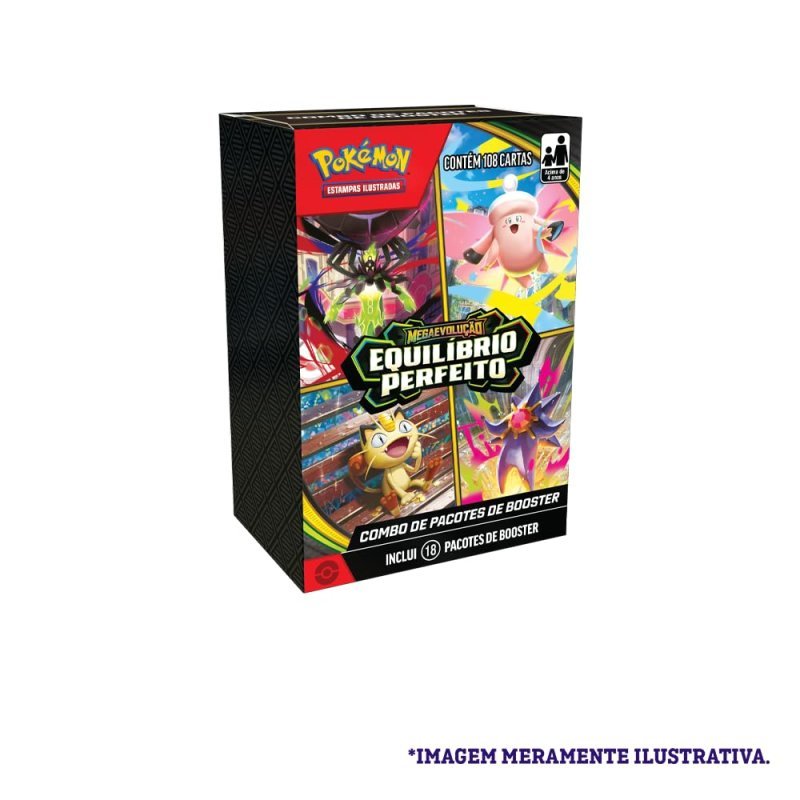 Box Pokémon TCG Megaevolução Equilíbrio Perfeito