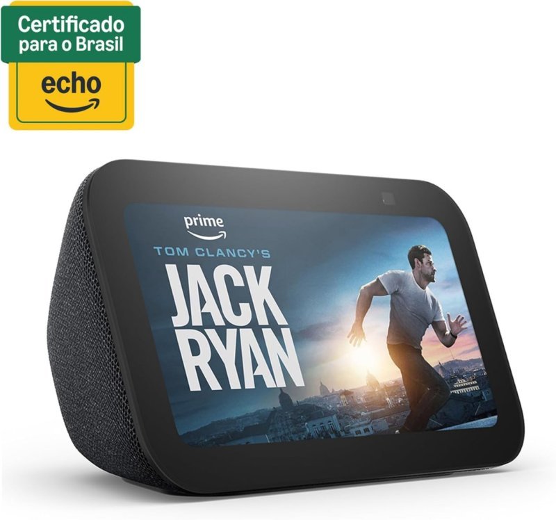 Echo Show 5 (Geração mais recente) com Alexa Preto
