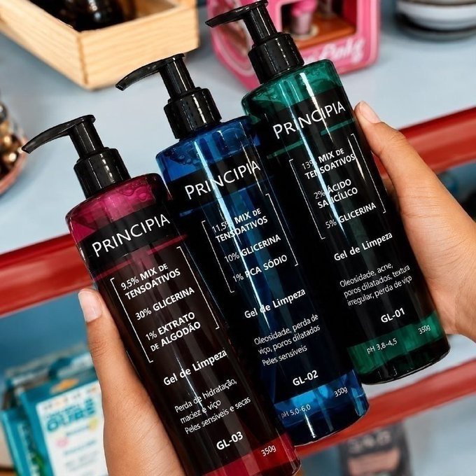Kit Trio Limpeza Facial Principia