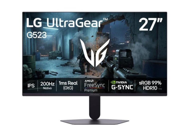 Monitor LG UltraGear 200Hz 27 POL, IPS, 1ms, 99% sRGB