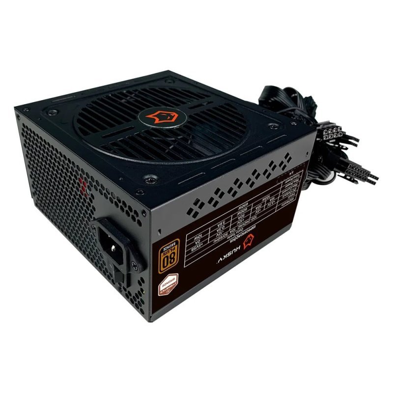 Fonte Husky Sledger 650W, 80 Plus Bronze, Cybenetics Bronze, PFC ativo, Bivolt HFN650PT