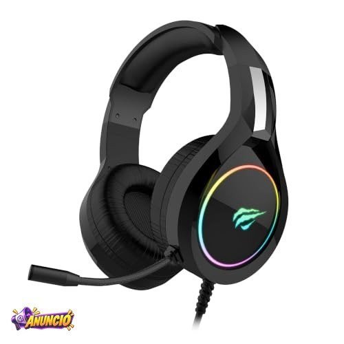 Havit Headphone Fone de Ouvido H2232d, Gamer, Iluminação RGB, com Microfone