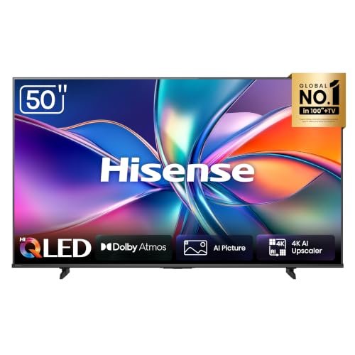 Hisense Smart TV 4K Hi-QLED 50" Polegadas 50Q6QVV