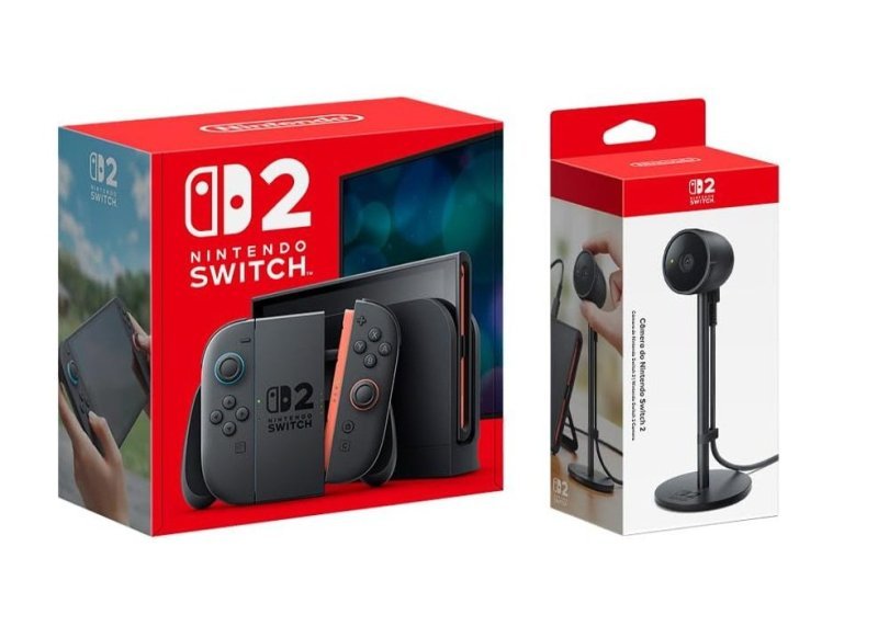 Bundle Console Nintendo Switch 2 + Câmera USB-C com Sensor de Brilho Automático