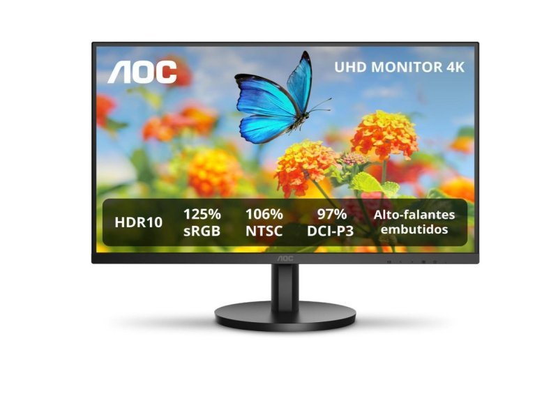 Monitor AOC 27" 4K IPS 106% NTSC 97% DCI-P3 Speakers U27B3A