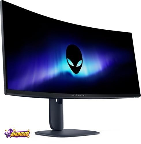Monitor Gamer Curvo Alienware 34", Wqhd (3440 x 1440), 180 Hz, Aw3425dwm