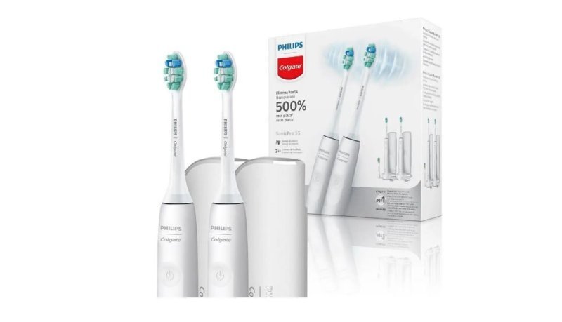 Escova Eletrica Philips Colgate Sonicpro 35 2 Unidades