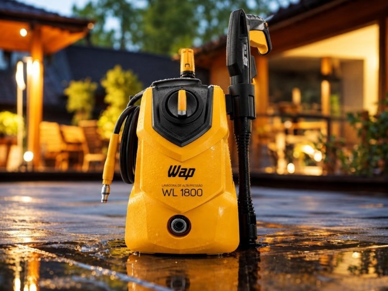 Lavadora Alta Pressão WAP 1500p Atacama Black+ Desentupidora + Frete Grátis