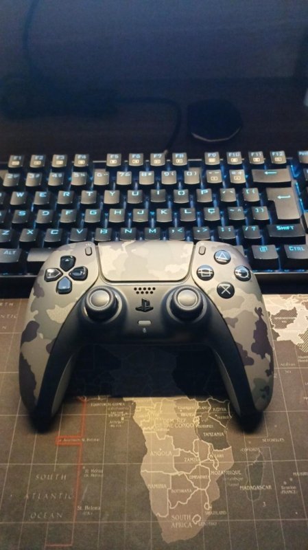 Controle sem fio PlayStation DualSense™ – Gray Camouflage com Frete Grátis