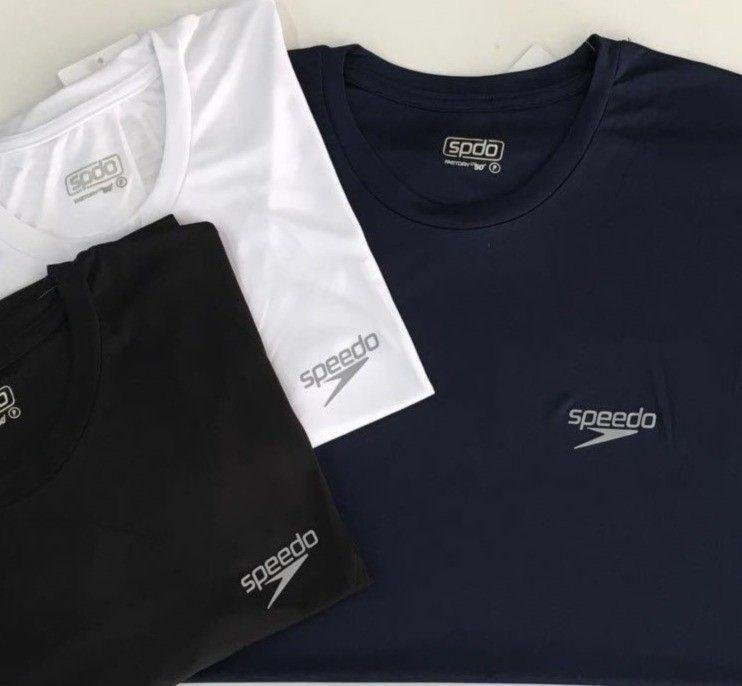 Kit 2 Camiseta Speedo Dry Fit Manga Curta Academia