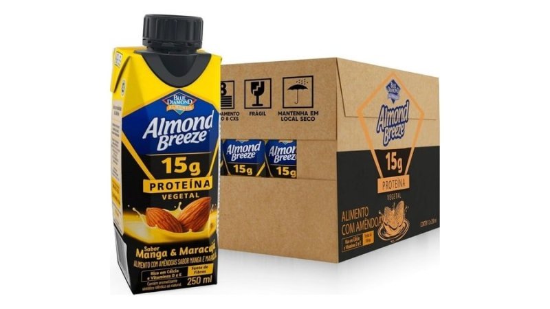 Almond Breeze Bebida Proteica 15g de Proteínas 12 Unidades de 250ml