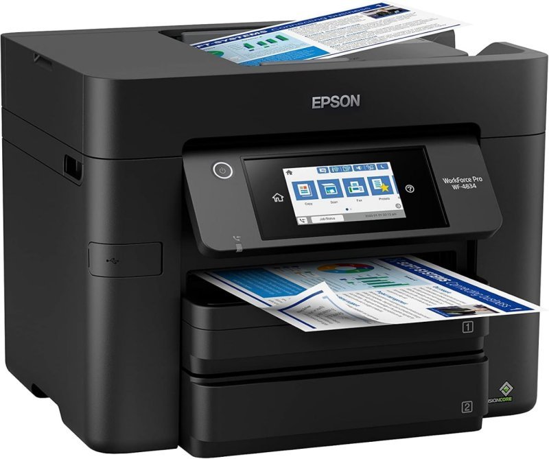 Epson Impressora multifuncional sem fio Workforce Pro WF-4834
