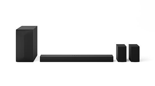 Home Theater Soundbar LG 440W RMS, 5.1 Canais, Bluetooth 5.3, Dolby Digital, Alto-Falantes Traseiros, AI Sound Pro, Wow Interface, Sem fios, Conexões Múltiplas - S60TR
