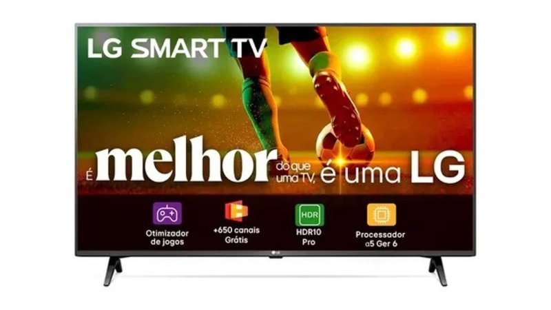 Smart TV LG 43 Ld Wi-Fi Bluetooth Full Hd 43lr6700psa HDR10 Pro