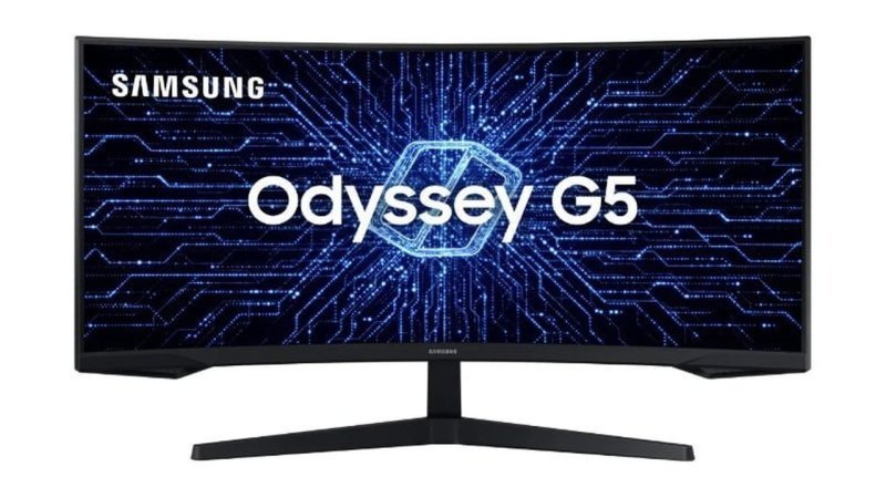 Monitor Gamer Curvo Samsung Odyssey G5, 34'' QHD 165Hz