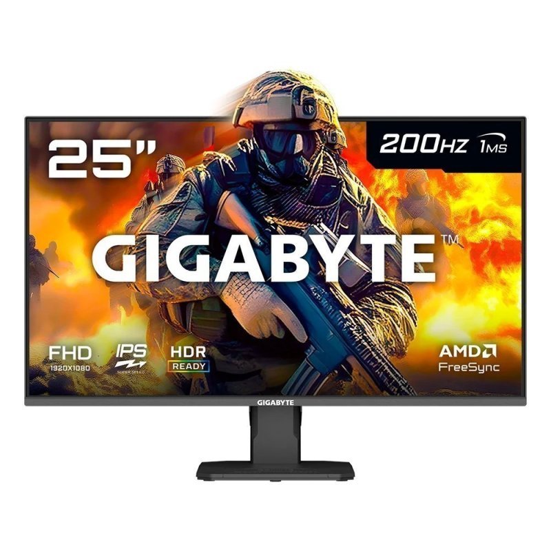 Monitor Gamer Gigabyte 25" (IPS, 200Hz, 1ms, 120% sRGB)