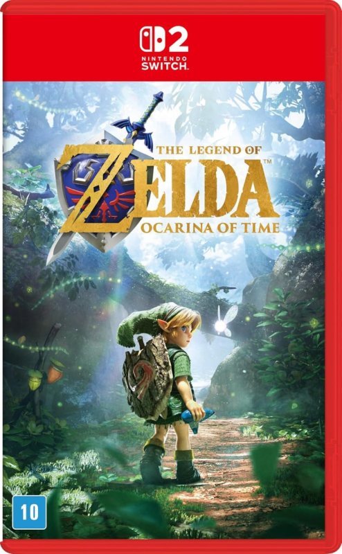 CAPA FOIL The Legend of Zelda: Ocarina of Time – Nintendo Switch 2