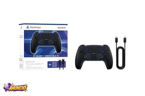 Controle sem fio PlayStation DualSense™ – Midnight Black + Cabo USB para PC