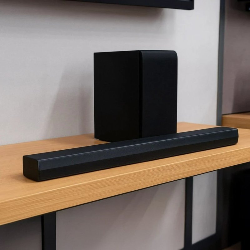 Soundbar LG 300W RMS, 2.1 Canais, Dolby Digital, Sem fios, Bluetooth 5.3