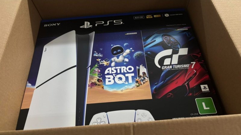 PlayStation®5 Slim Digital 825GB – Pacote ASTRO BOT e Gran Turismo 7 + Frete Grátis