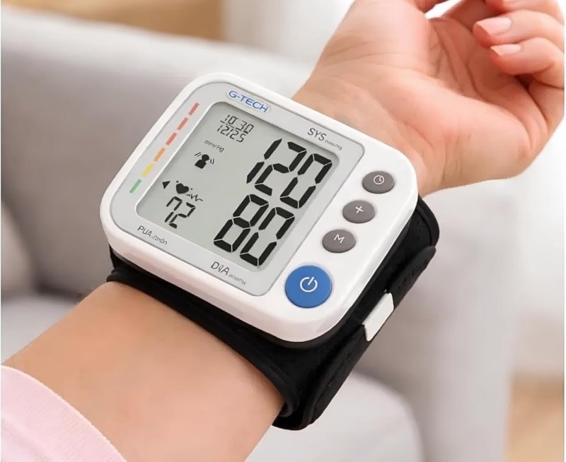 G-Tech Aparelho de Pressão Digital Automático de Pulso GP400, Cor Branca + Frete Grátis