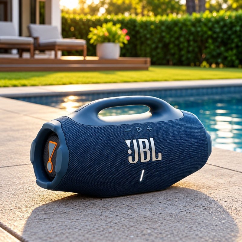 Caixa de Som JBL Boombox 4 Bluetooth 210W IP68 Azul