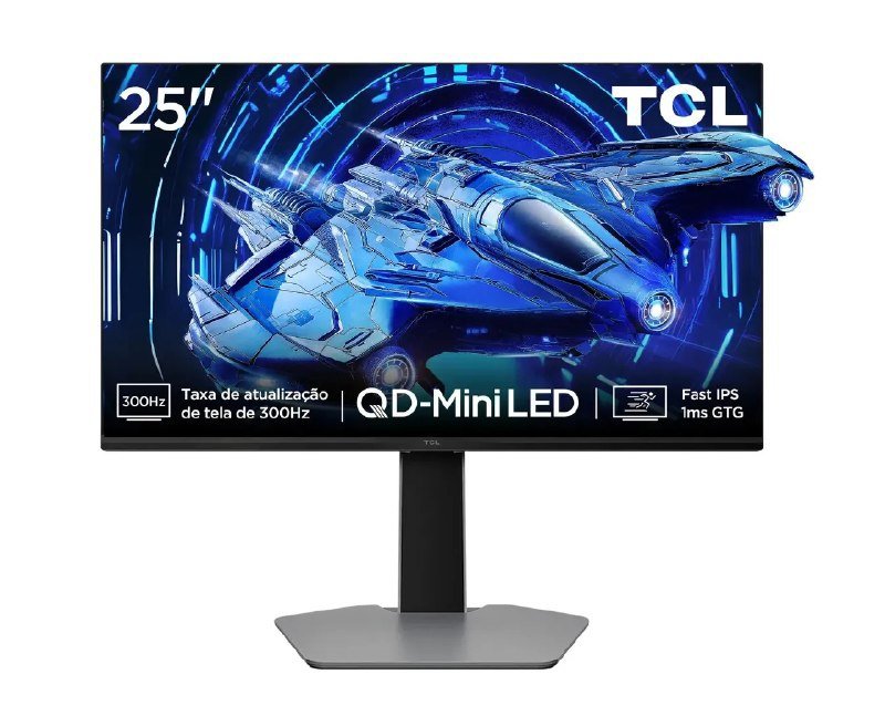 Monitor Gamer TCL 25" QD-Mini LED, FHD, 300Hz