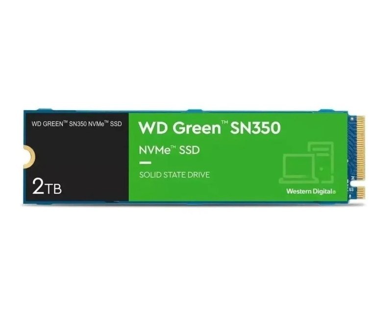 SSD de 2TB WD Green SN350 M.2 2280 Nvme Pcie Gen3