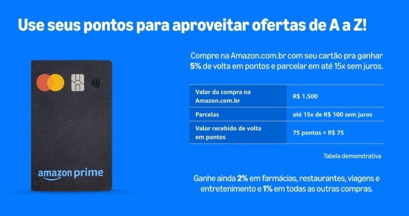 Cartão Amazon Prime