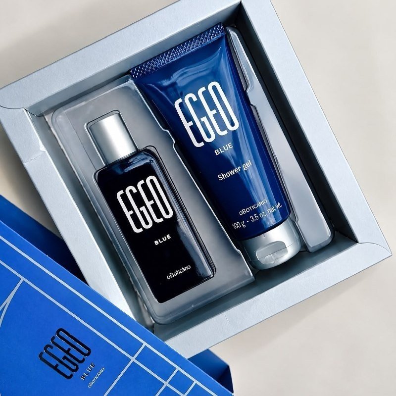 Kit Boticário Egeo Blue (Perfume 50ml + Shower Gel 100g) + Frete Grátis