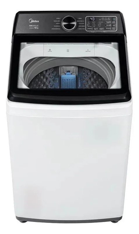Máquina De Lavar Roupas 12kg Branca Midea Wave Impeller Branco