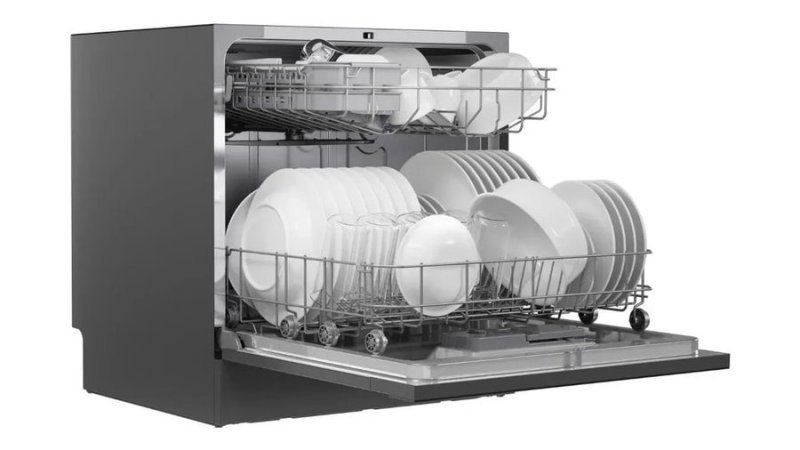 Lava Louças 8 Serviços Cinza Touch Plus Midea Cinza