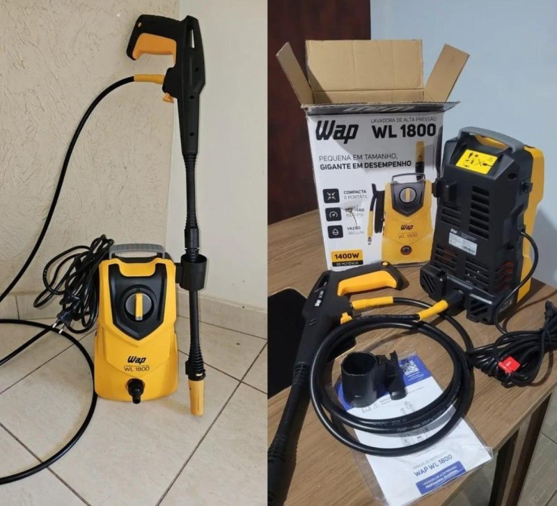 Lavadora de Alta Pressão Compacta WAP WL 1800 1400W 1500PSI 127/220v