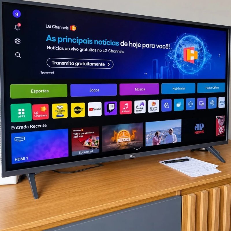 Smart TV LG 43" FHD AI 43LR6700PSA