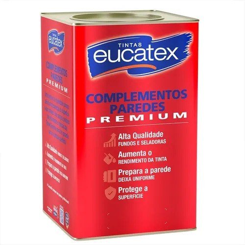 Selador Acrílico Branco Premium Maior Rendimento Eucatex Acabamento Fosco