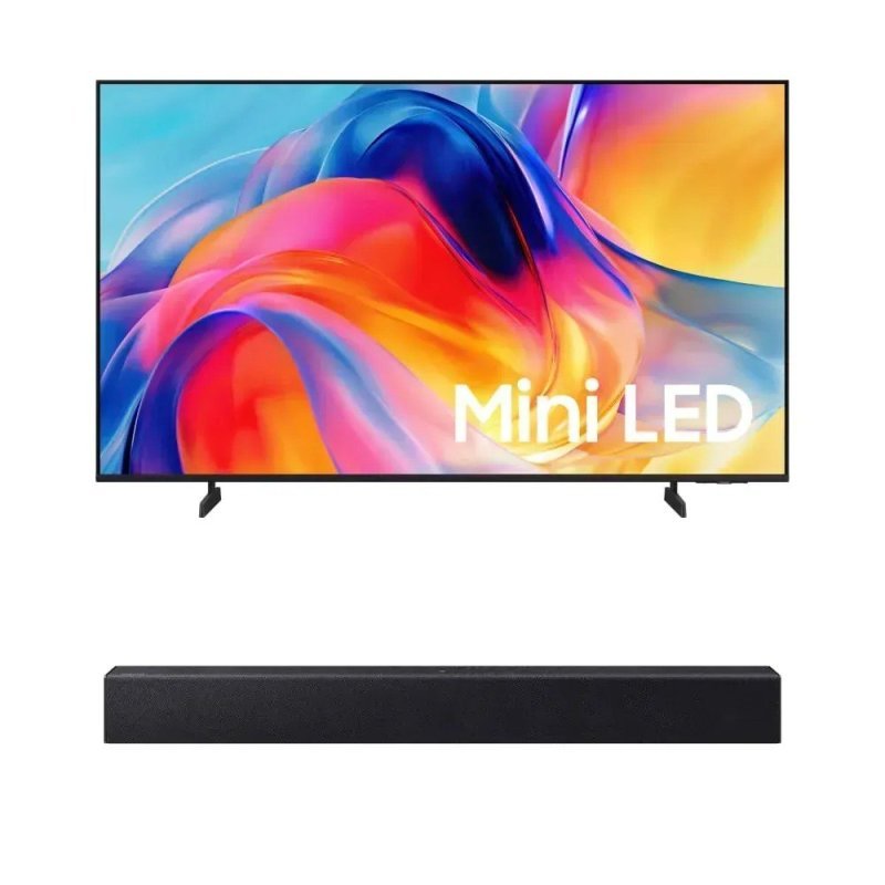 Combo Smart TV 55" Mini LED 4K Samsung 55M75H + Soundbar HW-B400F + Frete Grátis