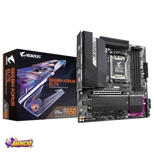 Placa Mãe Gigabyte B650m Aorus Elite, Ddr5, Microatx, Am5