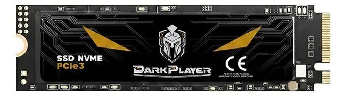 Ssd 1tb Nvme Gen 3 Darkplayer Pro Gamer Alta Performance Preto