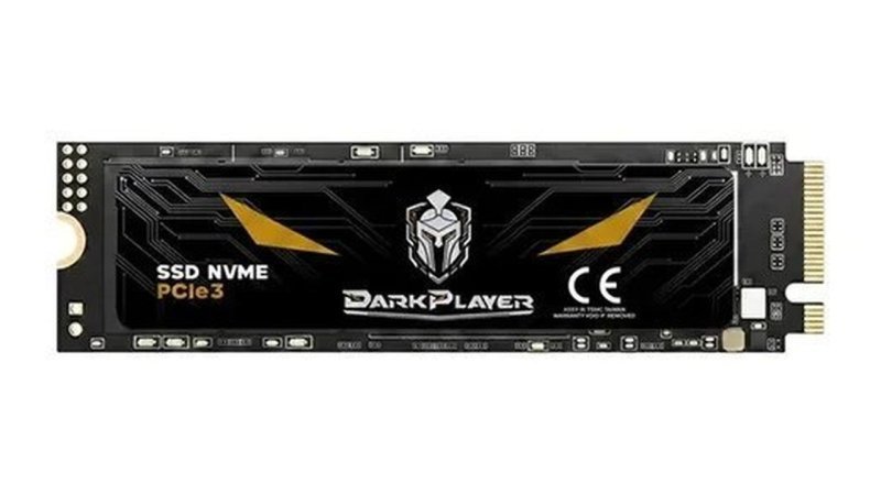 SSD 1tb NVMe Gen 3 Darkplayer Pro Gamer Alta Performance Preto
