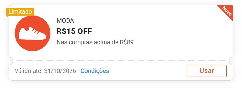 Cupom Shopee Moda