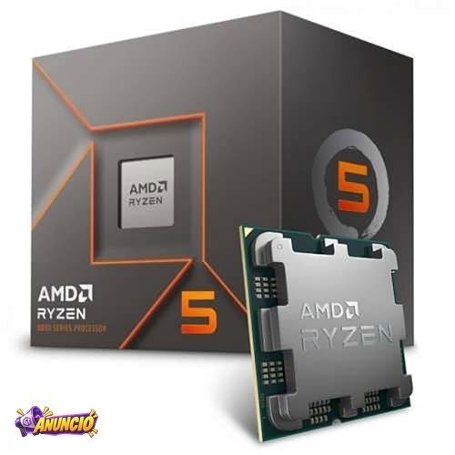 Processador AMD Ryzen 5 8400F (AM5/ 6 Cores/ 12 Threads/ 4.7 GHz/ 22 MB Cache/Sem Vídeo/Com Cooler)