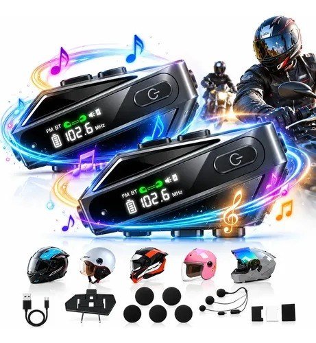 Intercomunicador Capacete Moto Kuerl Bluetooth Sem Fio