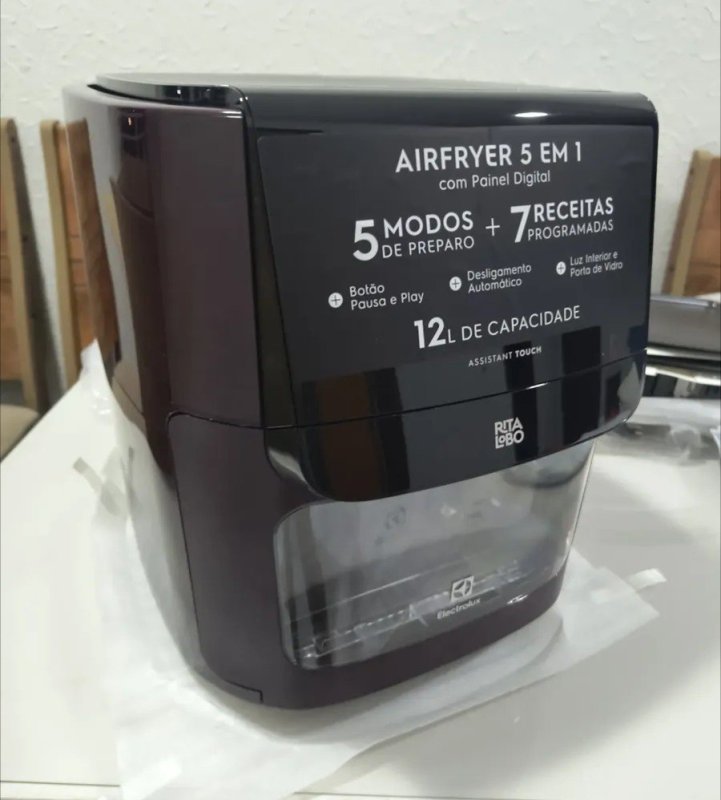 Air Fryer Oven Electrolux por Rita Lobo 12L Digital 1700W