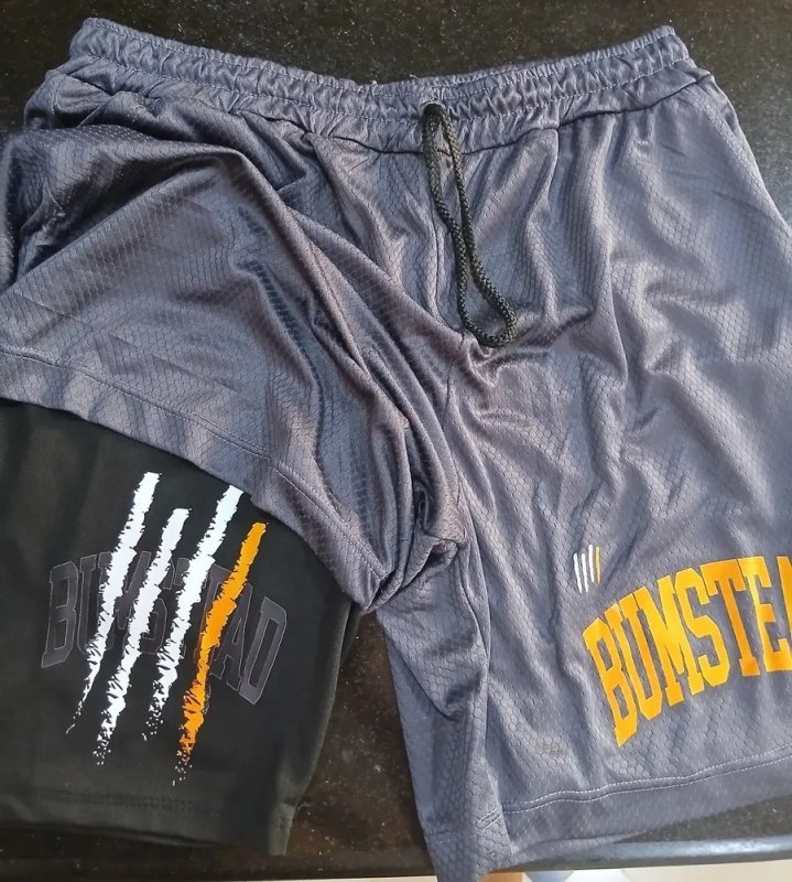 Bermuda Masculina Short Duplo Compreensão
