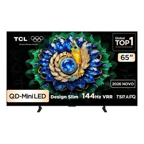 Smart Tv Tcl 65 Polegadas Qd-Mini Led 4k A400m Wifi Bluetooth Google Tv Hdr10+ 144 Hz Vrr 65a400m