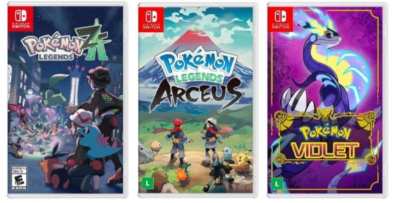 Jogos Pokémon Nintendo Switch