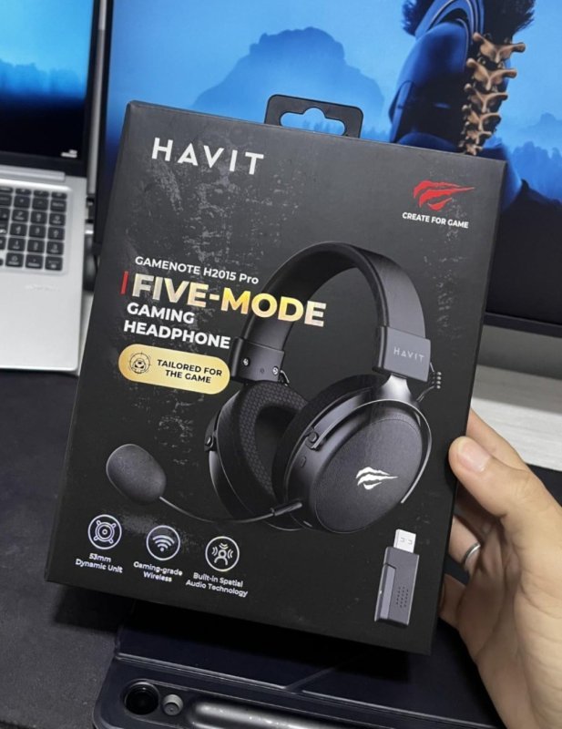 Headset Sem Fio Havit H2015 Pro - 5 Modos de Conexão + Frete Grátis