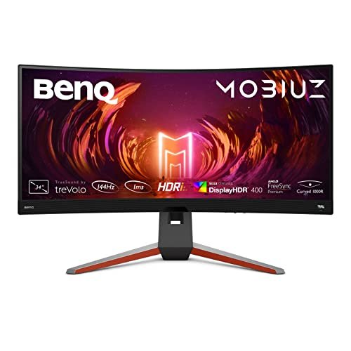 Monitor Gamer BenQ MOBIUZ Curvo EX3410R 34" 1ms 144Hz Ultra Wide